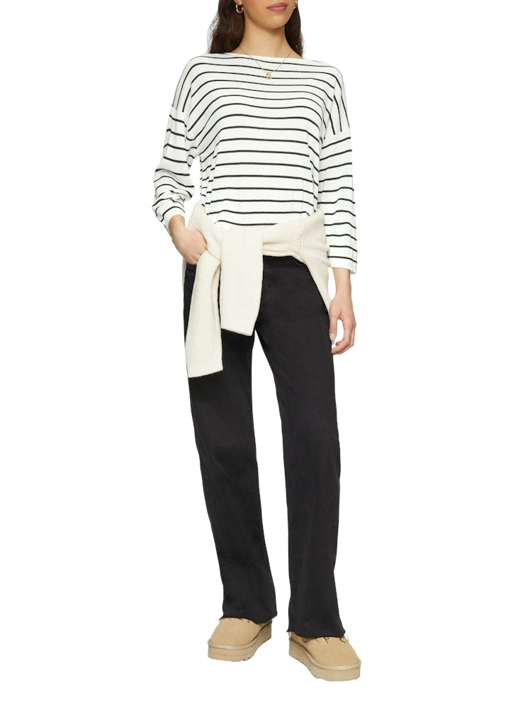 QS by S.Oliver Damen Pullover Grey/Black