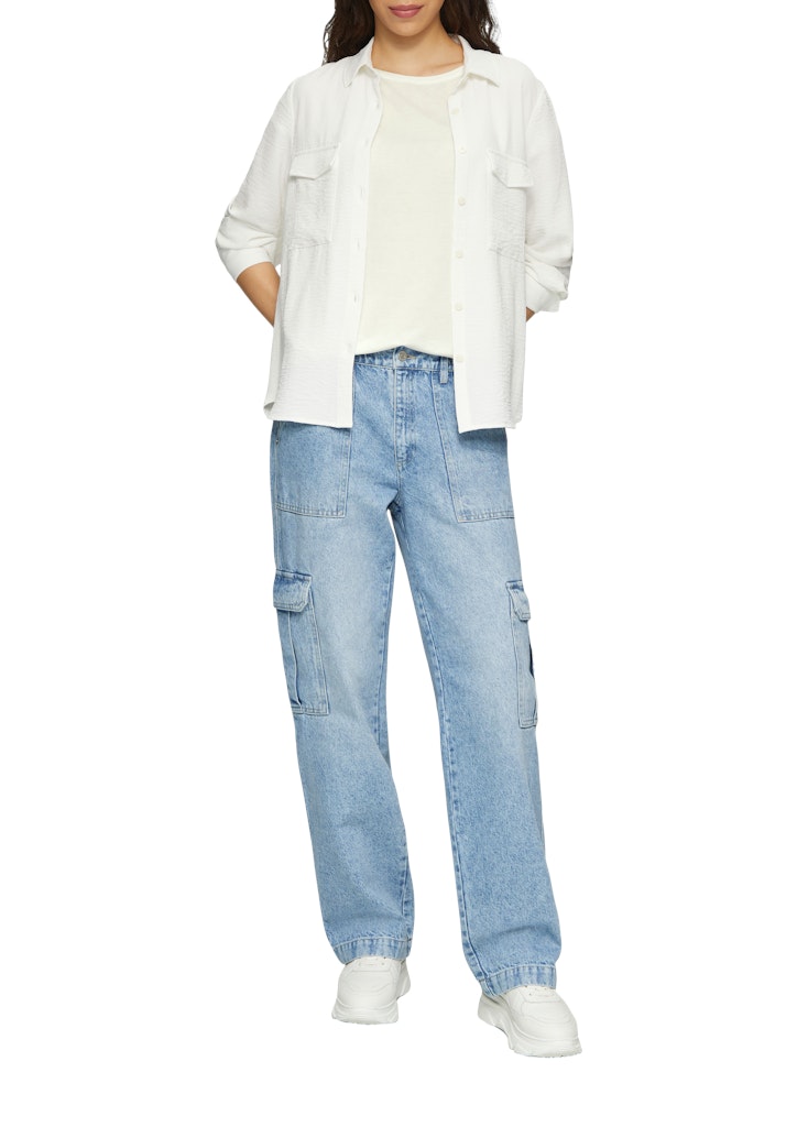 QS by S.Oliver Damen T-Shirts White