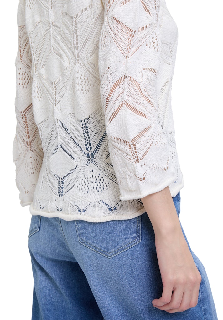 Cartoon Damen Pullover Pearled Ivory