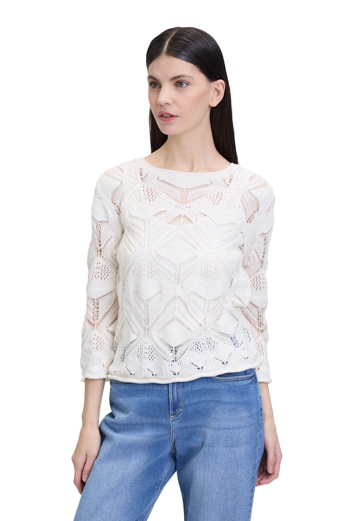 Cartoon Damen Pullover Pearled Ivory