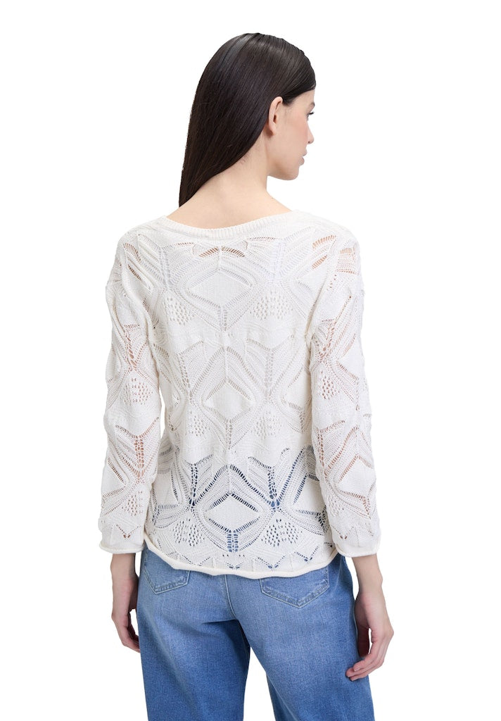 Cartoon Damen Pullover Pearled Ivory