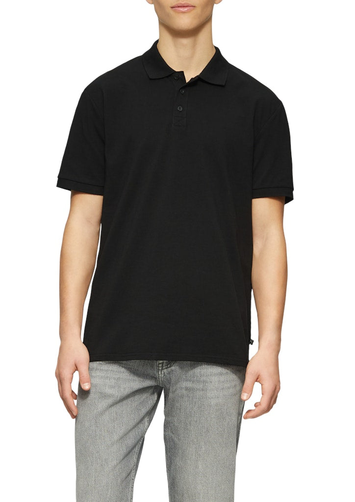 QS by S.Oliver Herren Polo-Shirts Grey/Black