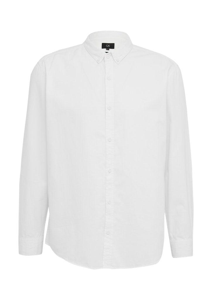QS by S.Oliver Herren Hemden lang White