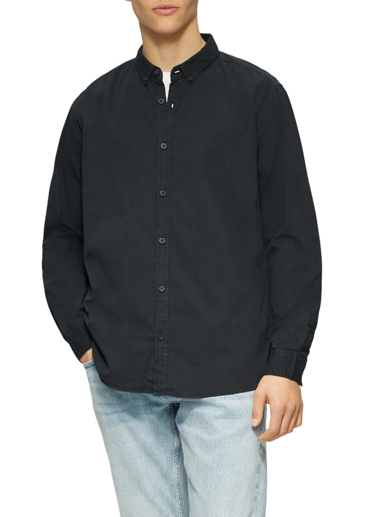 QS by S.Oliver Herren Hemden lang Blue