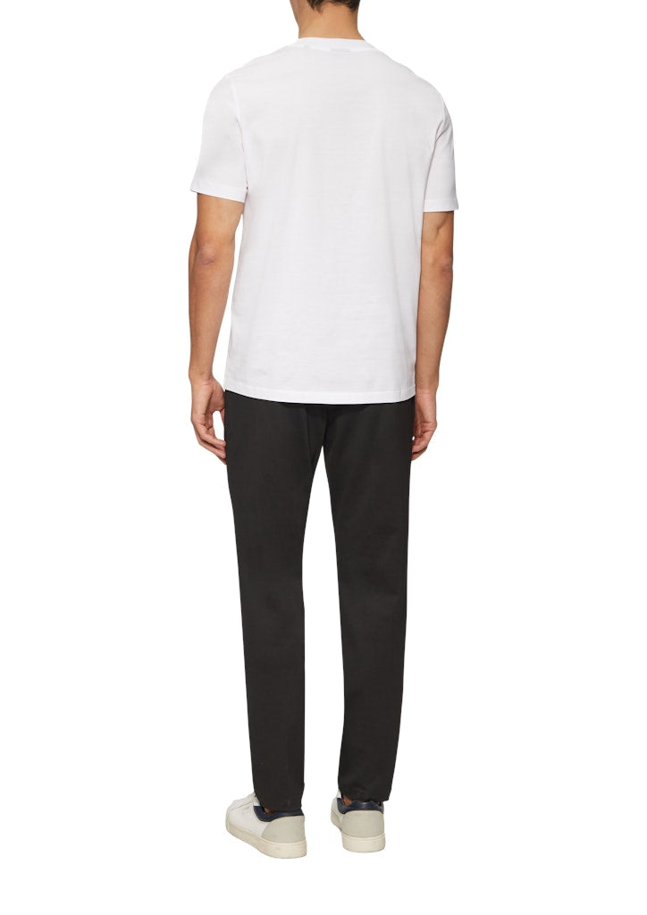 S. Oliver black Herren T-Shirts kurz White