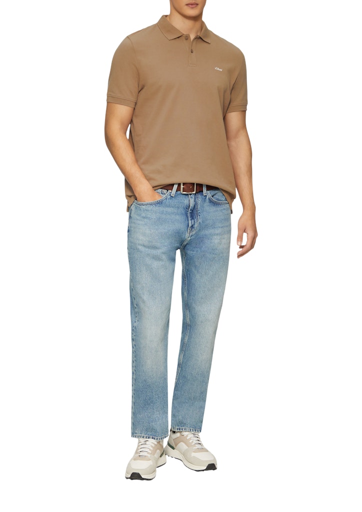 S. Oliver red Herren Polo-Shirts Brown