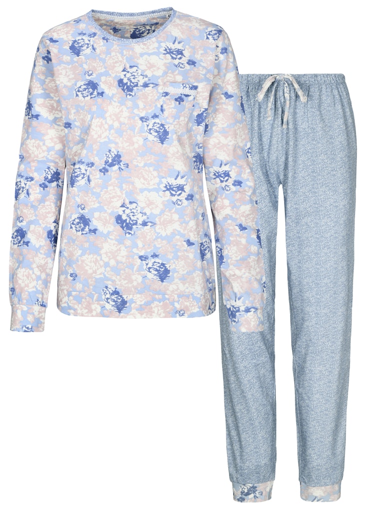 Katag Schlafanzug Greige Floral