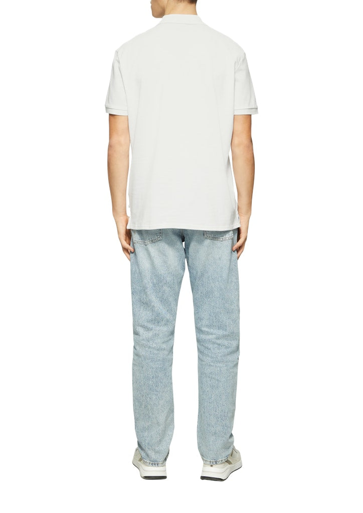 QS by S.Oliver Herren Polo-Shirts White
