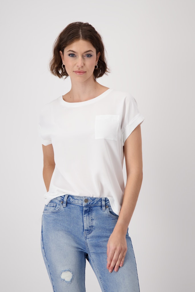 Monari Damen T-Shirts  Off-White