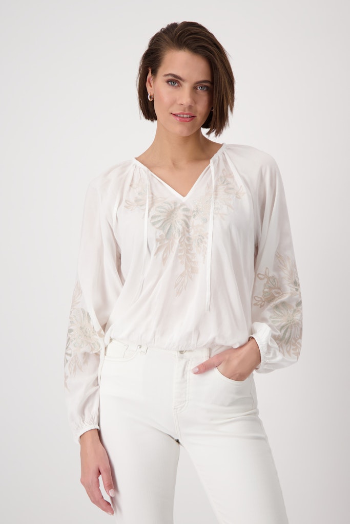 Monari Damen Blusen  Off-White