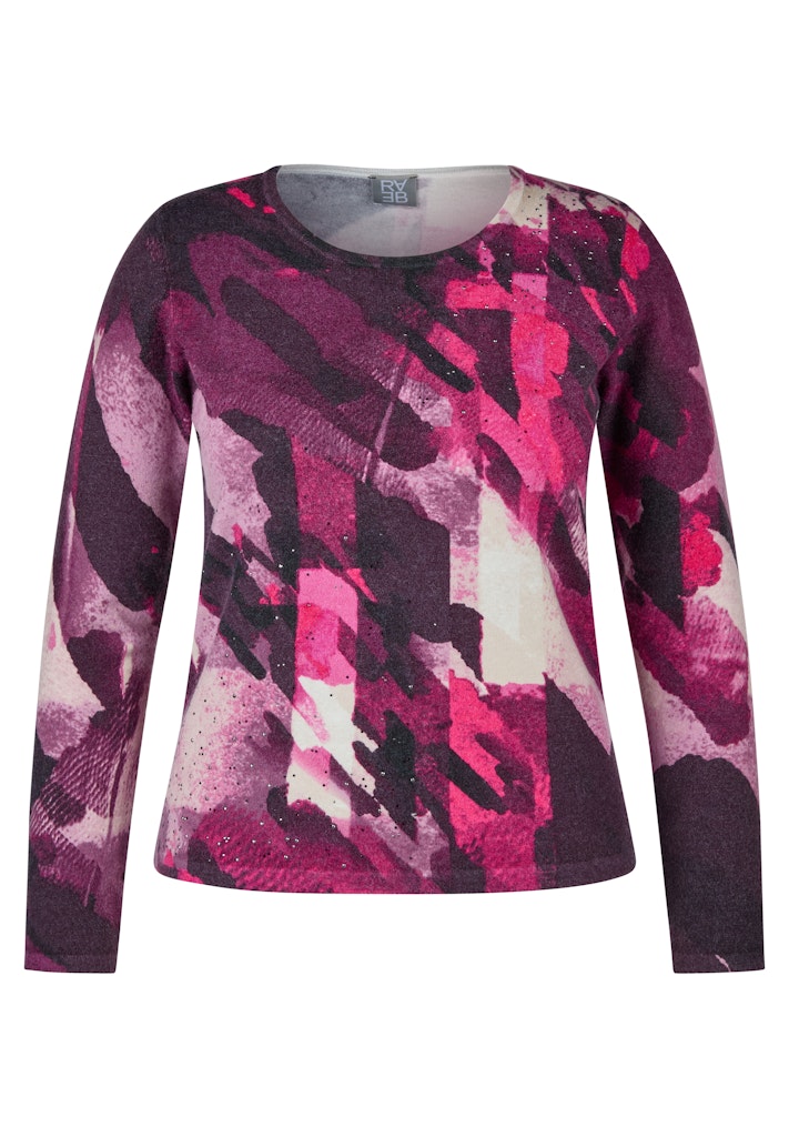 Rabe Damen Pullover Pflaume