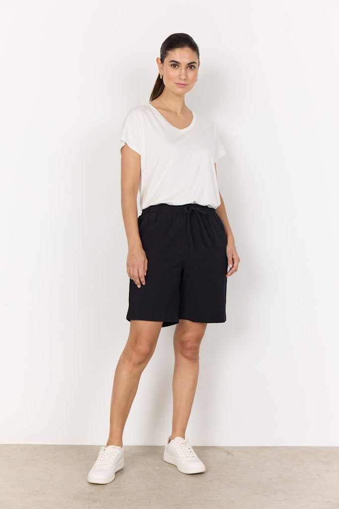 Soya Concept Damen Shorts Black