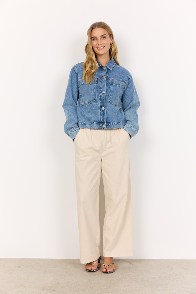 Soya Concept Damen Jacken Medium Blue Den