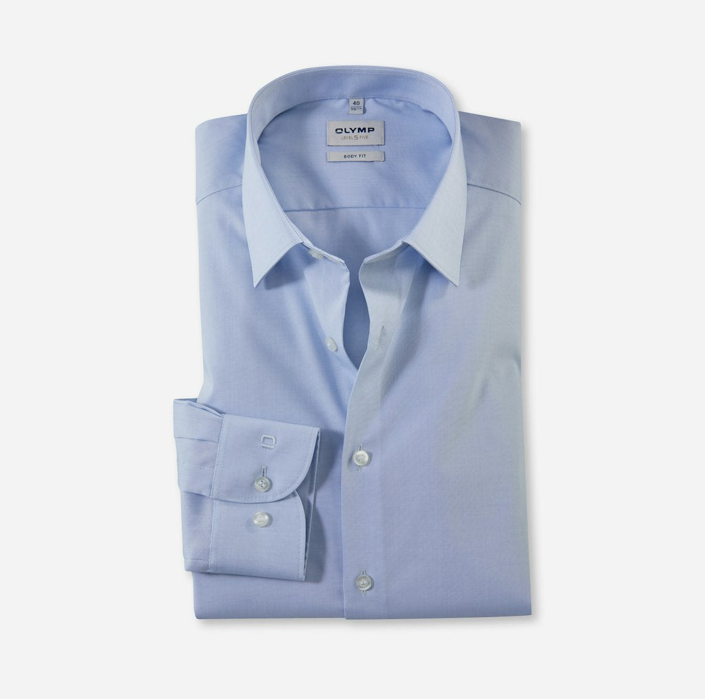 Olymp Herren Hemden lang  Hellblau