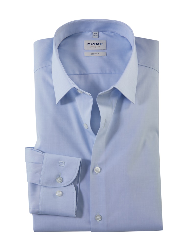 Olymp Herren Hemden lang  Hellblau