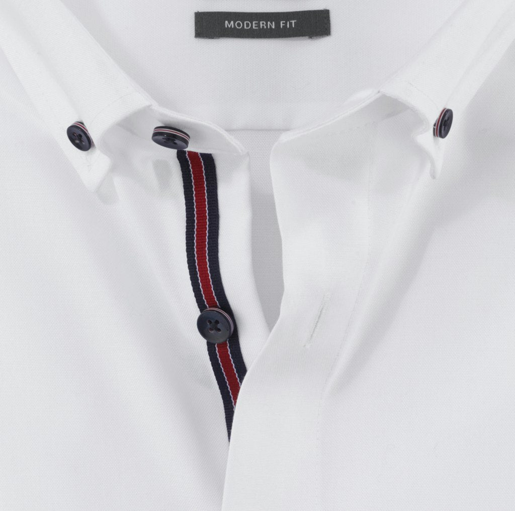 Olymp Herren Hemden lang  Weiss