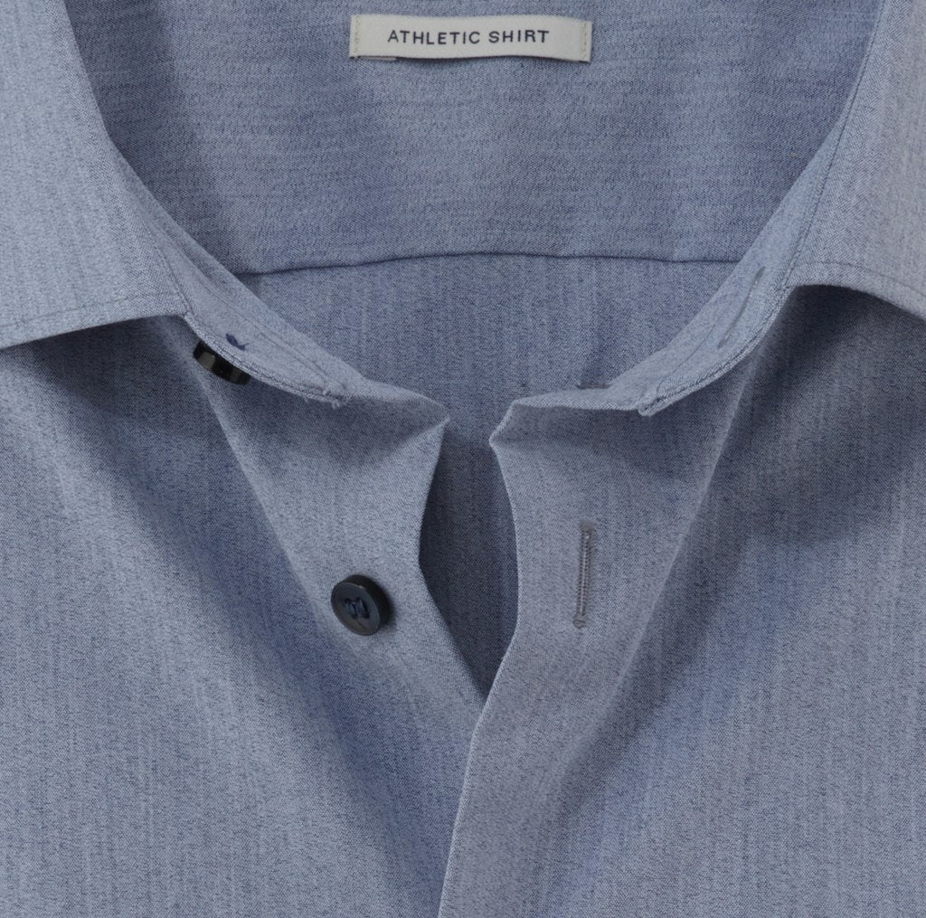 Olymp Herren Hemden lang  Marine