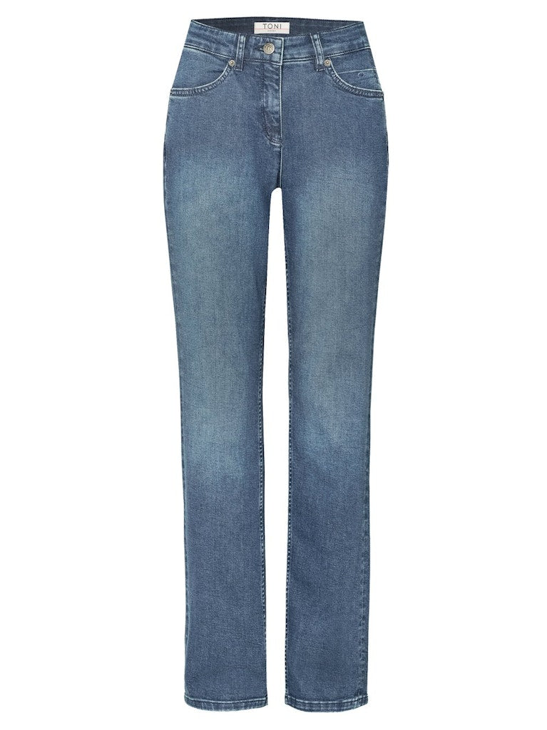 Toni Dress Damen Jeans Mid Blue