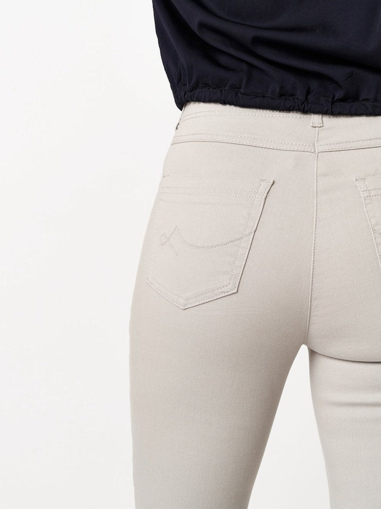 Toni Dress Damen Hosen Silbergrau