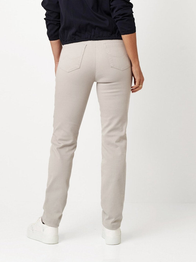 Toni Dress Damen Hosen Silbergrau