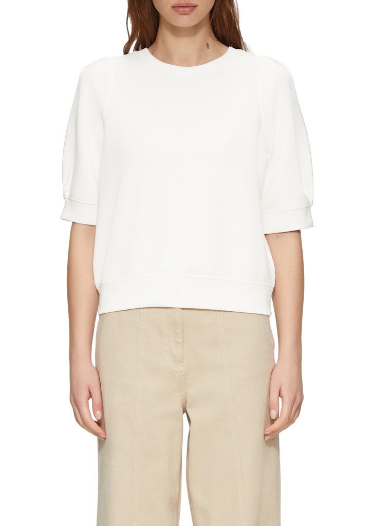 S. Oliver red Damen Sweatshirts White