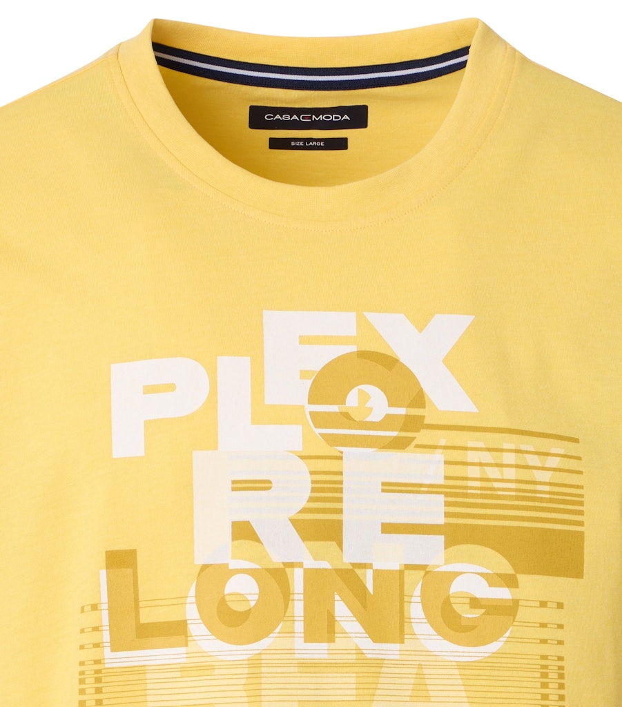 Casa Moda Herren T-Shirts kurz Gelb