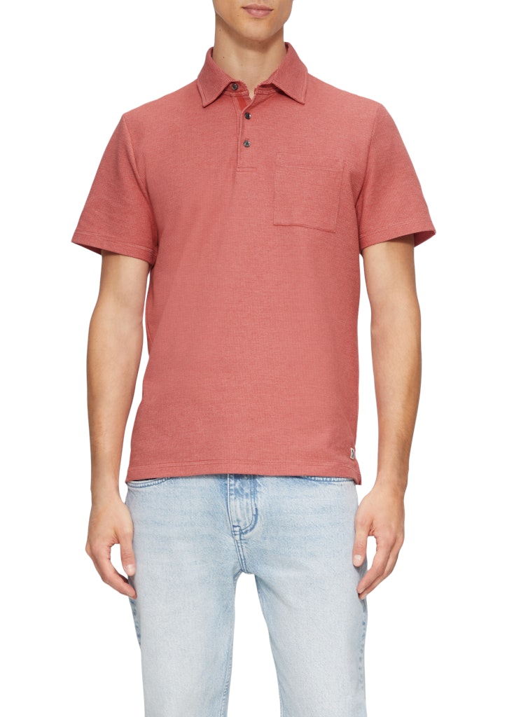 S. Oliver red Herren Polo-Shirts Lilac/Pink