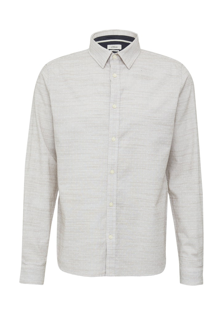 S. Oliver red Herren Hemden lang Brown