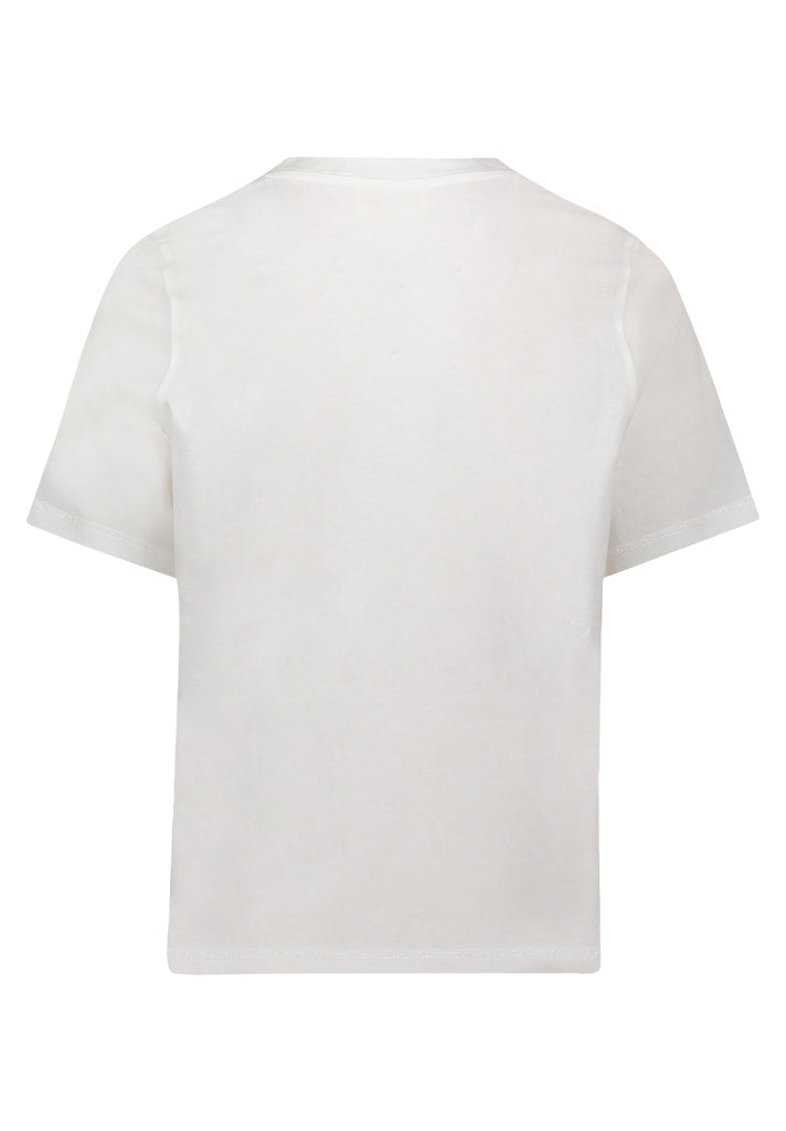 Cartoon Damen T-Shirts Patch Cream/Gre