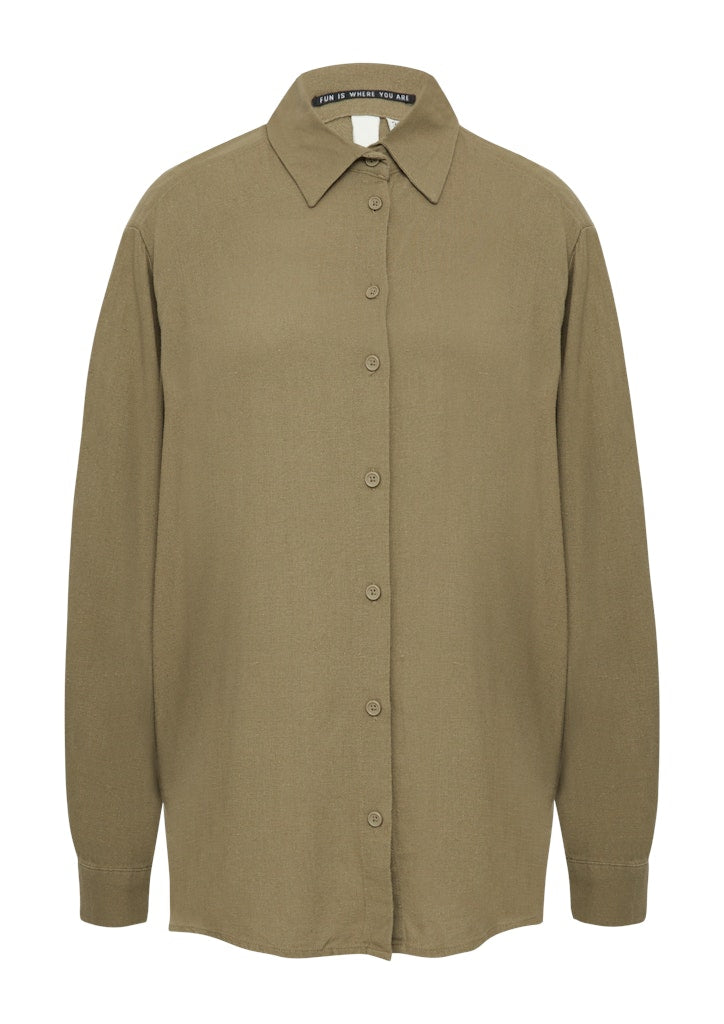 QS by S.Oliver Damen Blusen Green