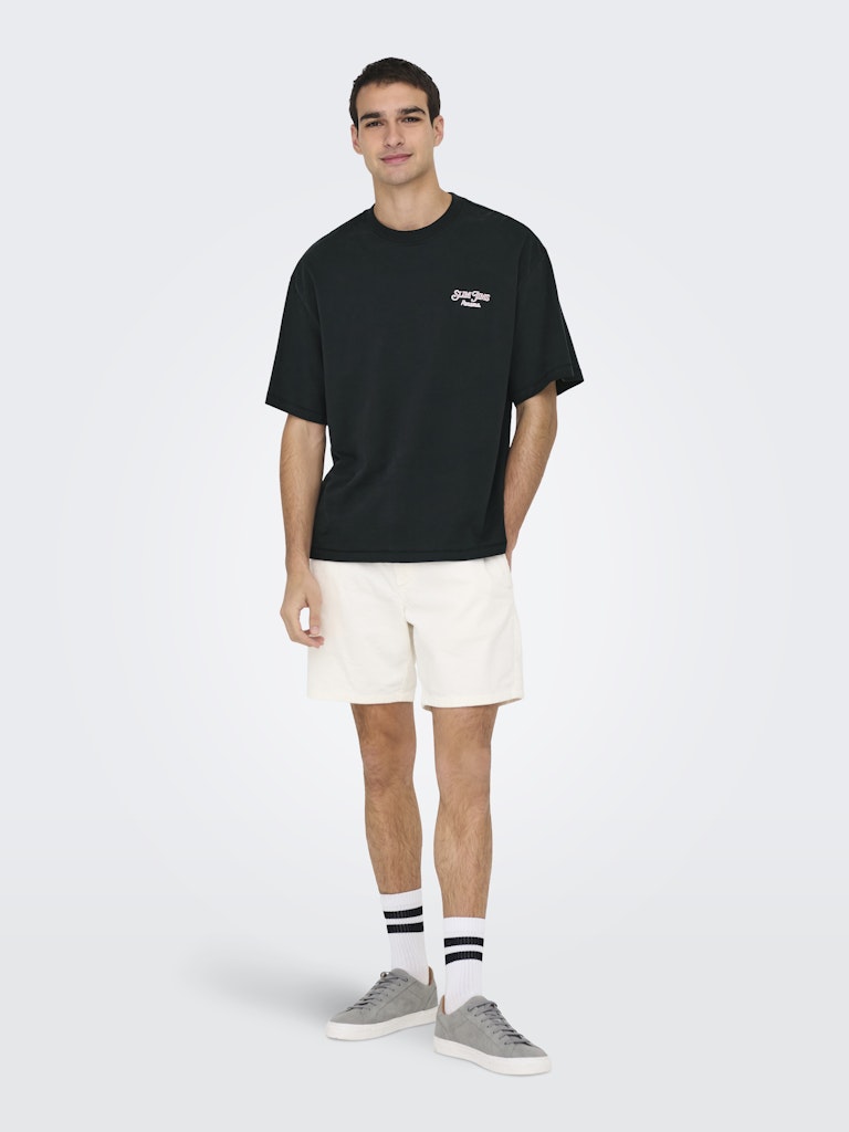 Only & Sons Herren T-Shirts kurz Jet Black/Jet B