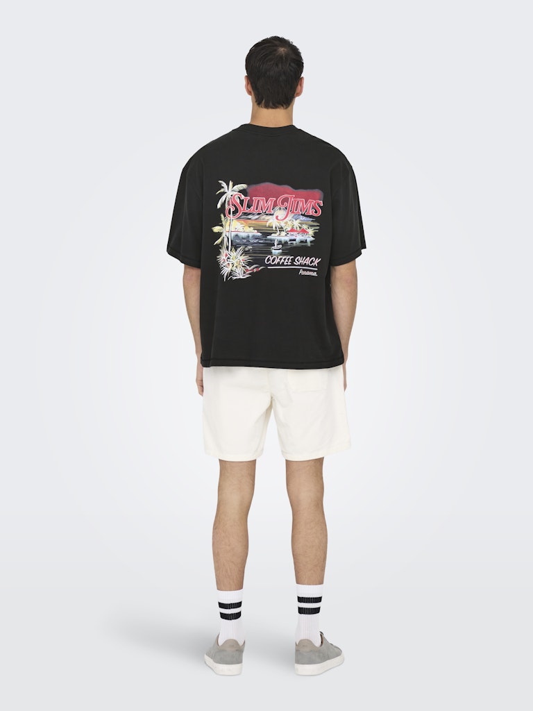 Only & Sons Herren T-Shirts kurz Jet Black/Jet B