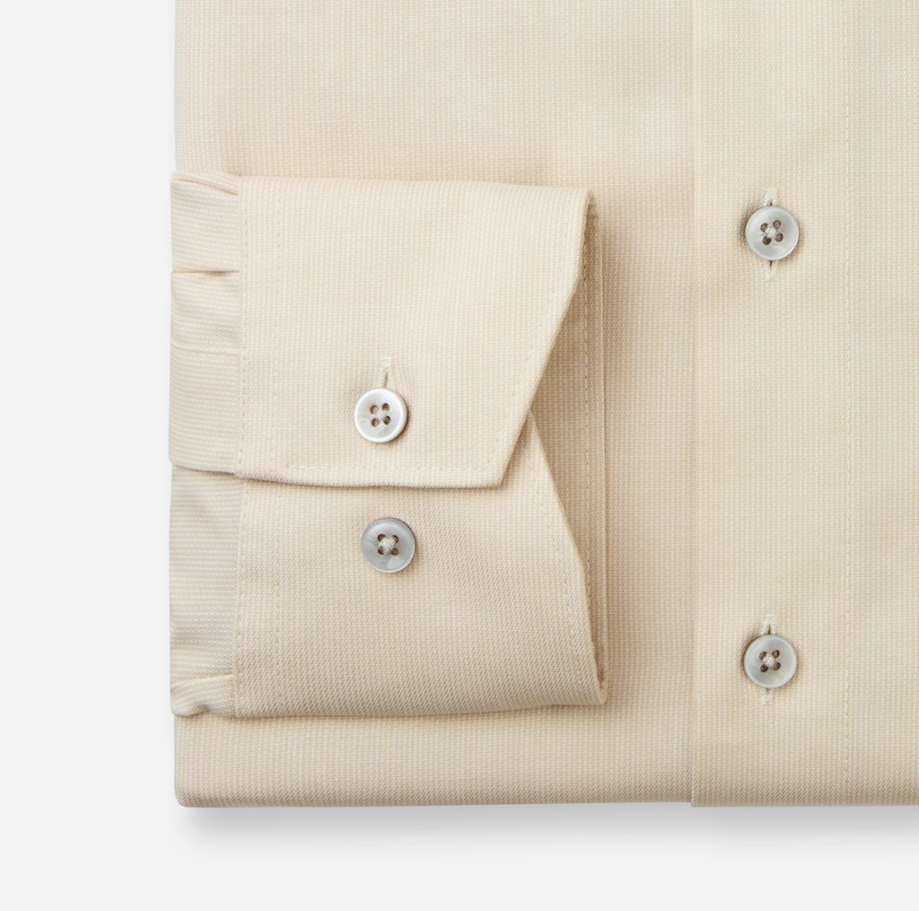 Olymp Herren Hemden lang  Natur