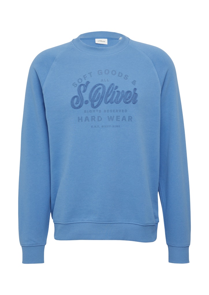 S. Oliver red Herren Sweatshirts Blue