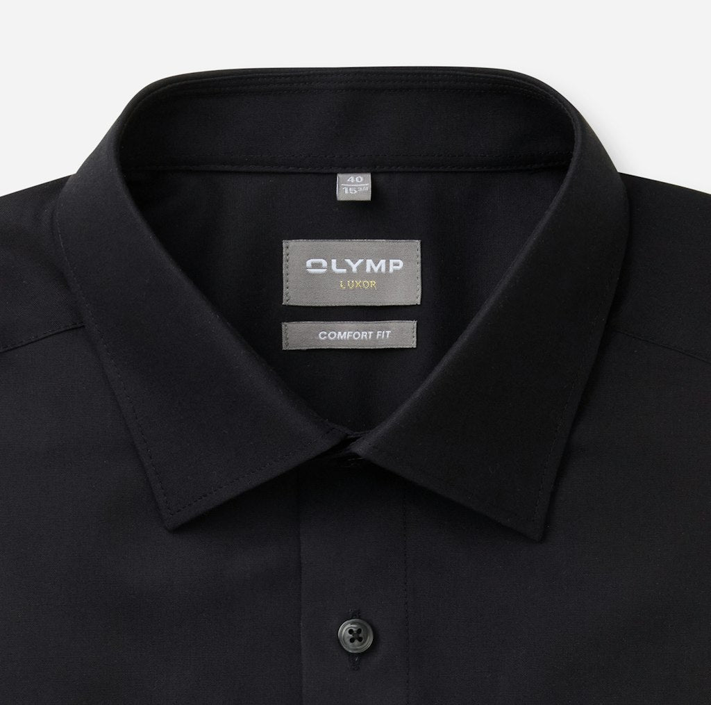 Olymp Herren Hemden lang Schwarz