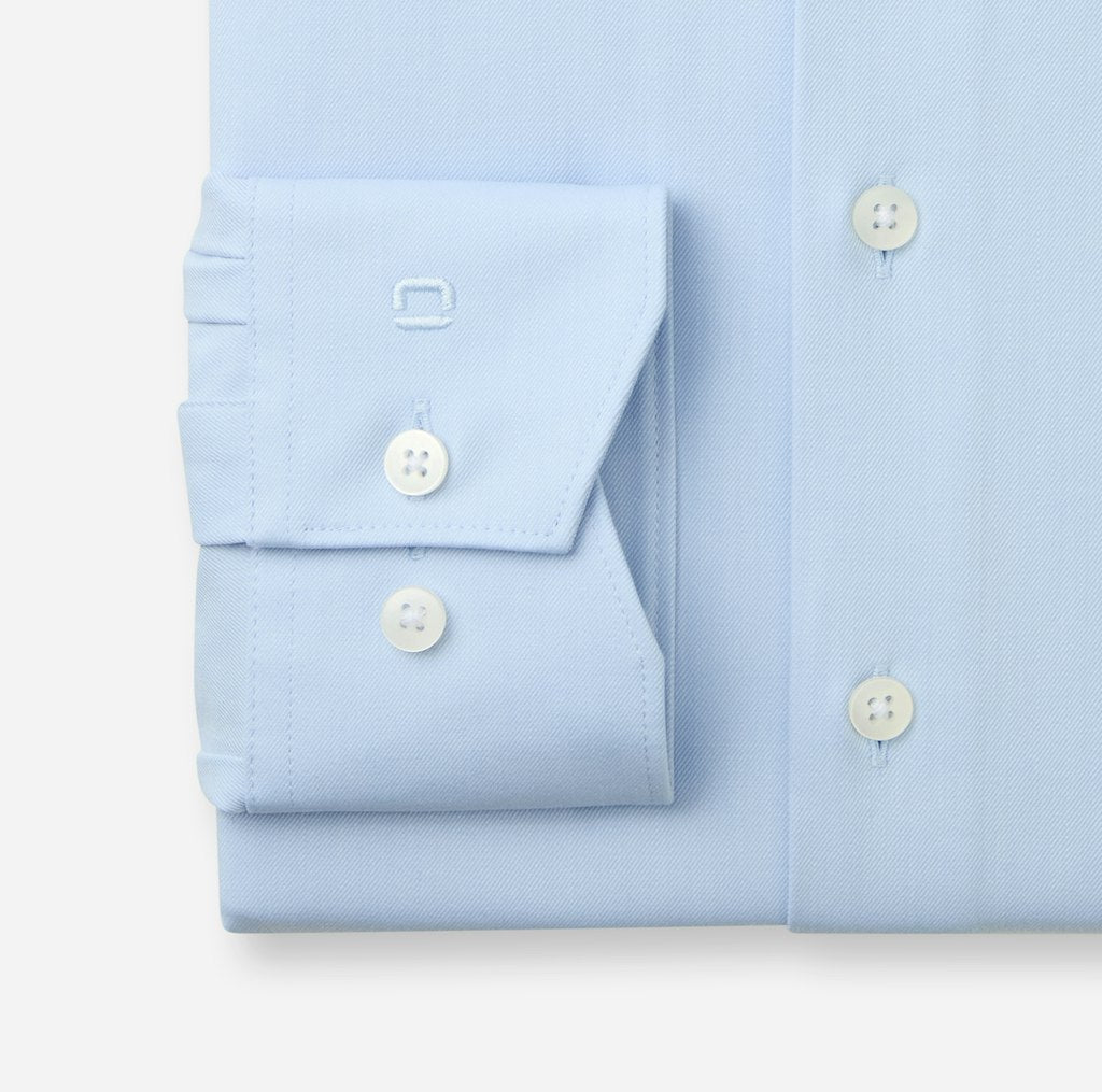 Olymp Herren Hemden lang Bleu