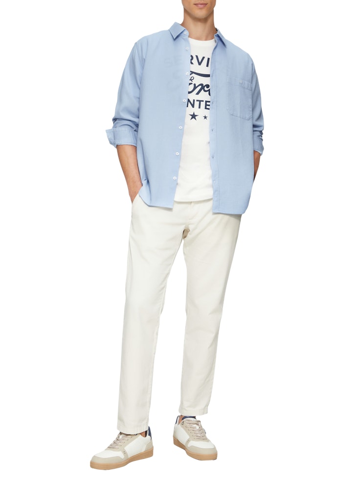 S. Oliver red Herren Hemden lang Blue