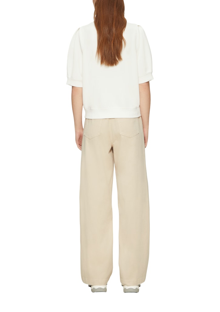 S. Oliver red Damen Sweatshirts White