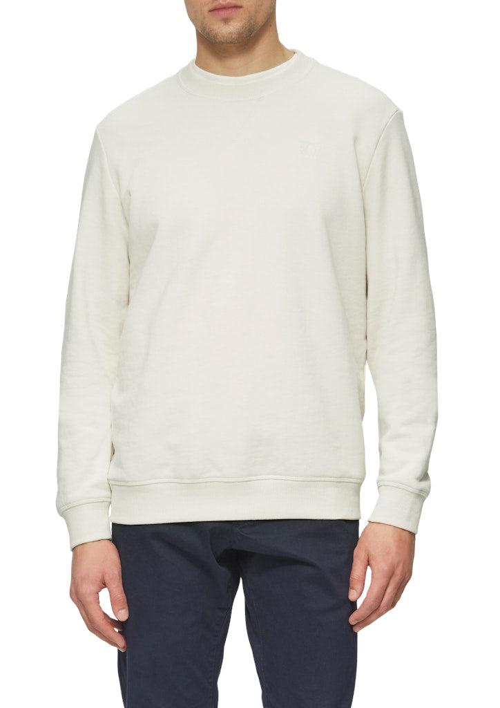 S. Oliver red Herren Sweatshirts White