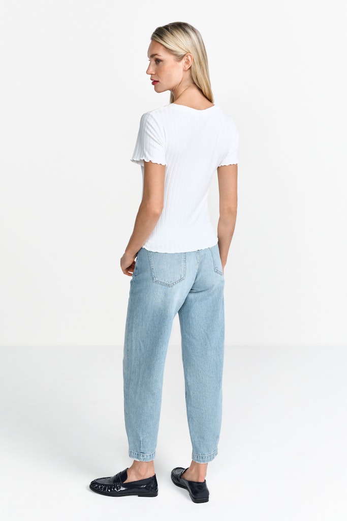 Rich & Royal Damen T-Shirts Pearl White