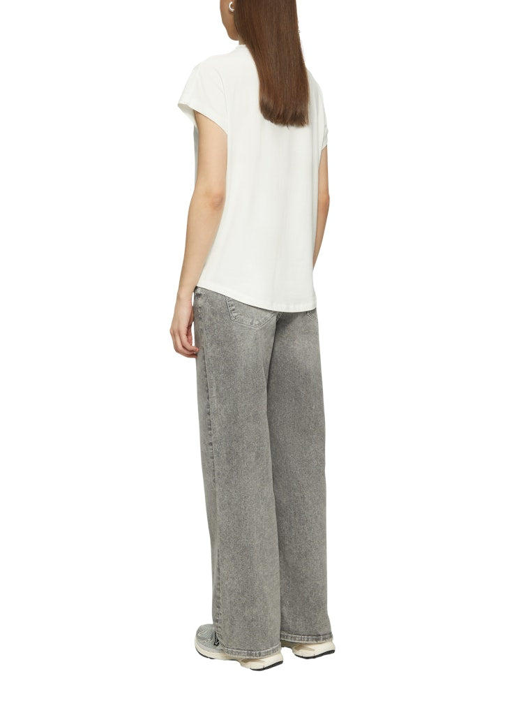 QS by S.Oliver Damen T-Shirts White