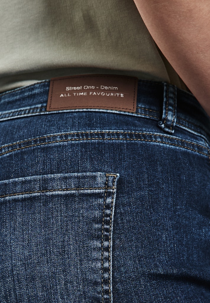 Street One Damen Hosen Dark Blue