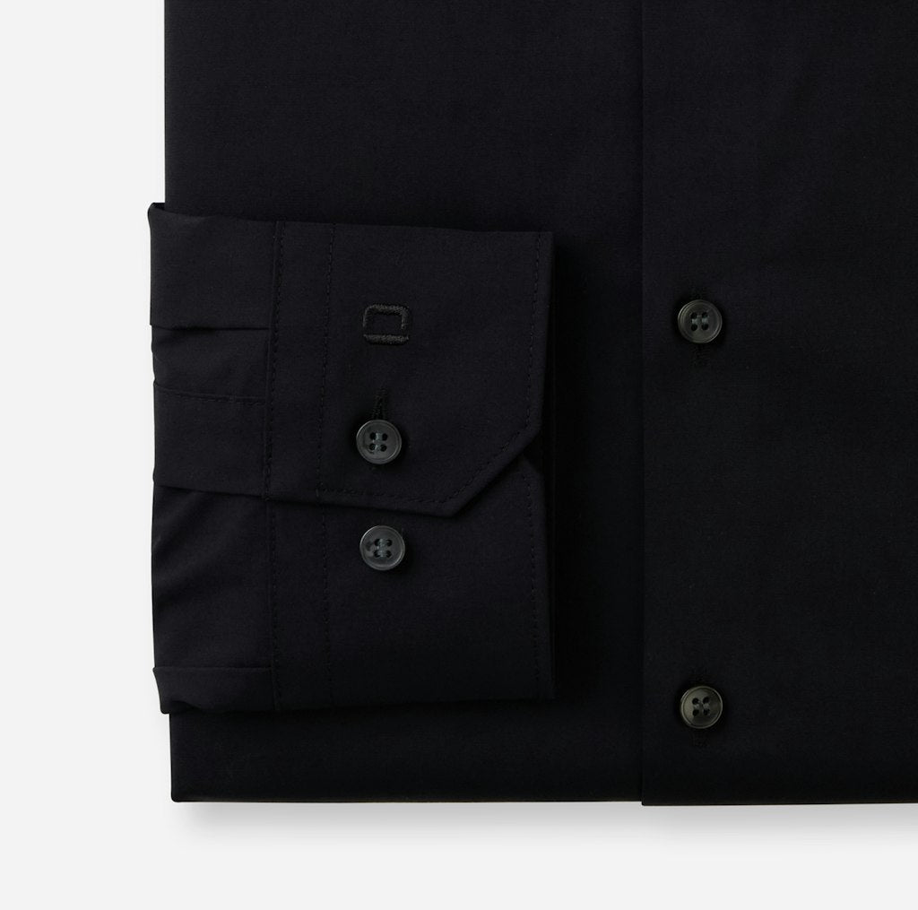 Olymp Herren Hemden lang Schwarz