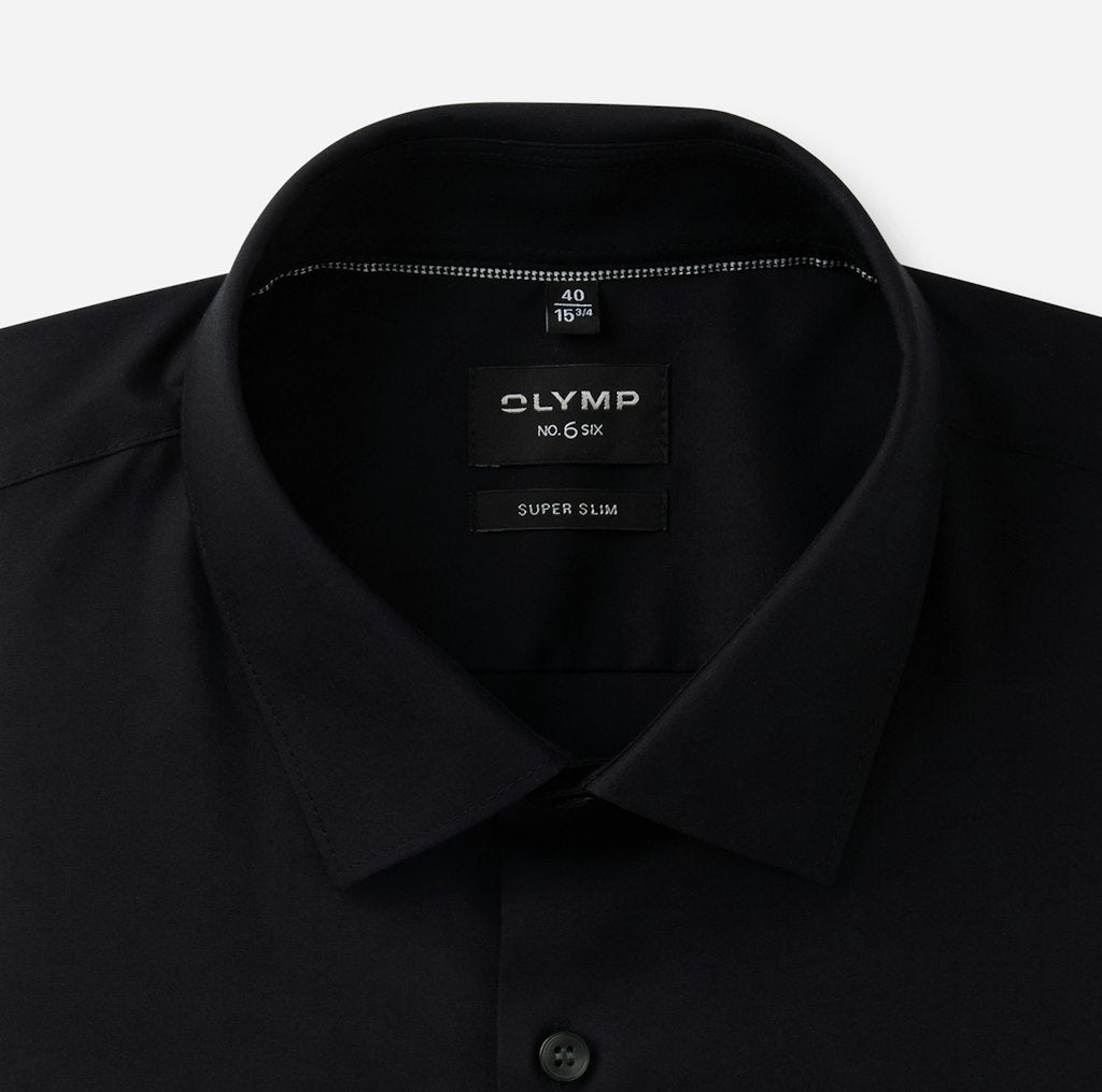 Olymp Herren Hemden lang  Schwarz