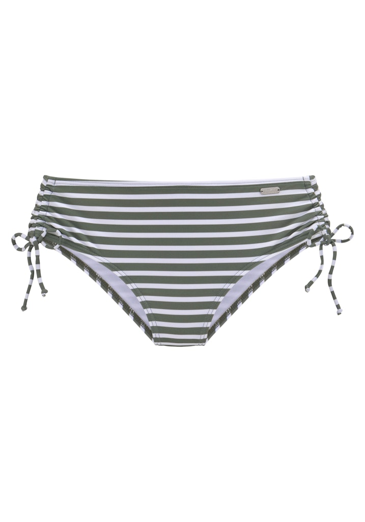 Lascana Bikini Oliv Stripe