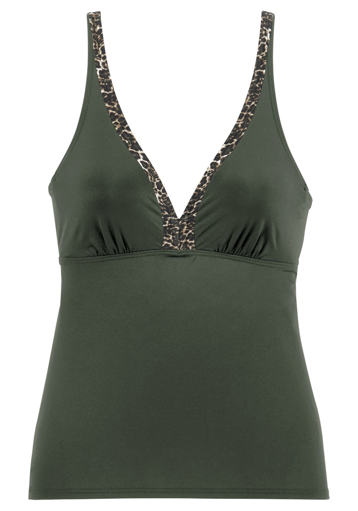 Lascana Bikini Oliv-Leo