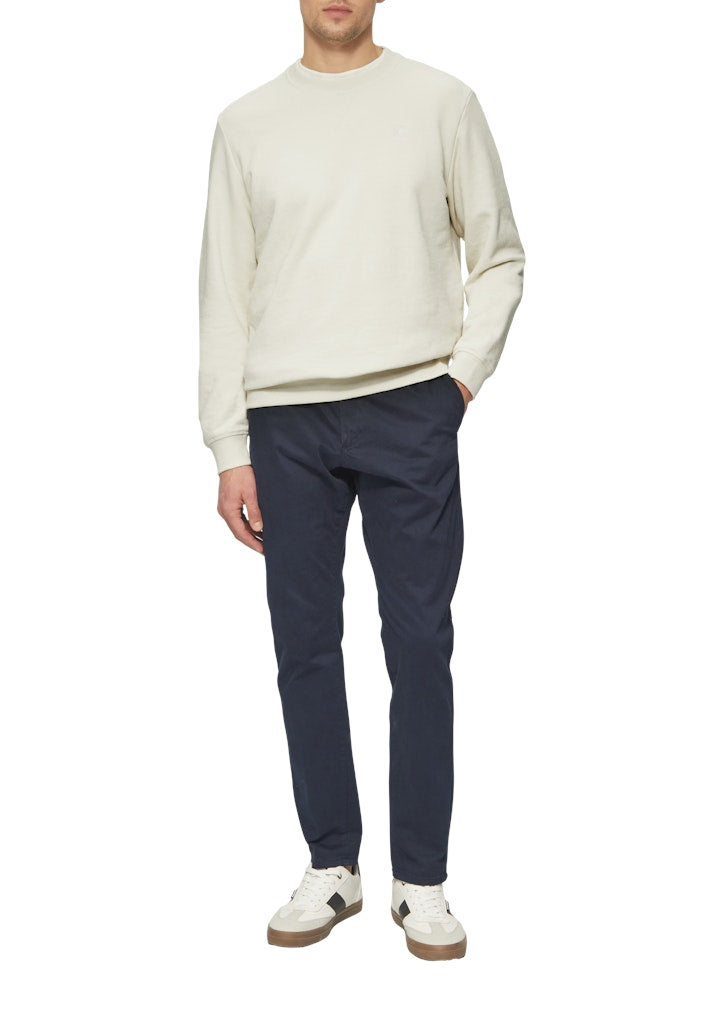 S. Oliver red Herren Sweatshirts White