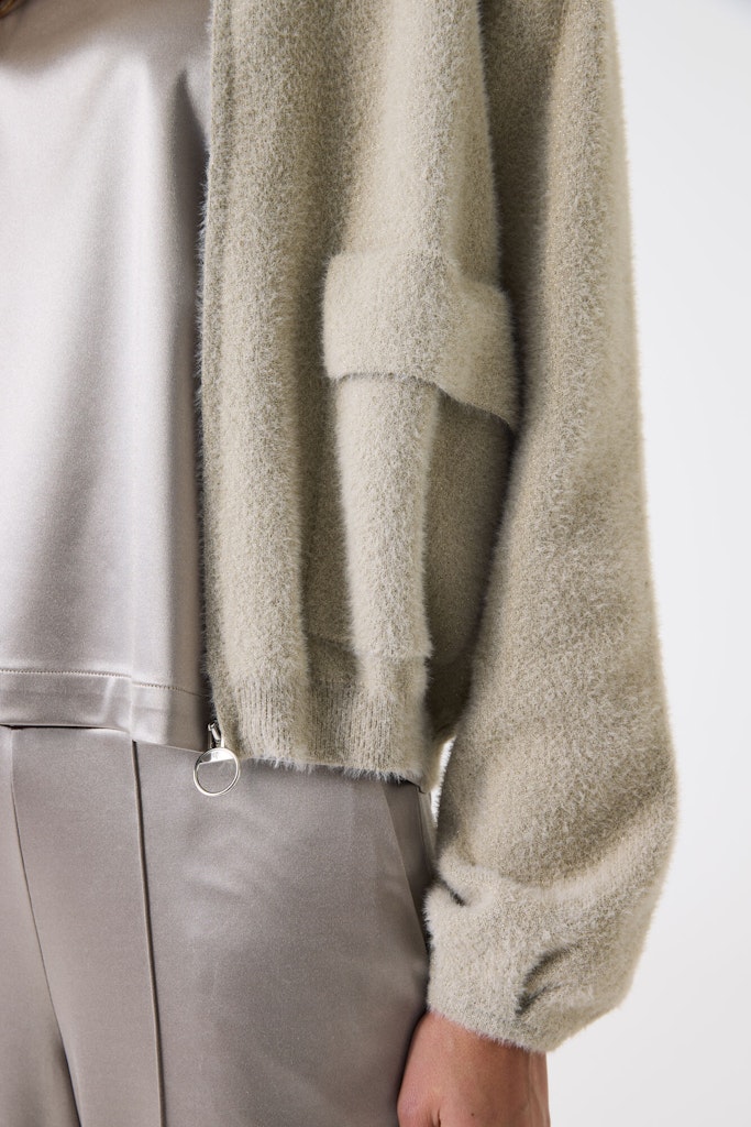 Garcia Damen Strickjacken Feather Grey