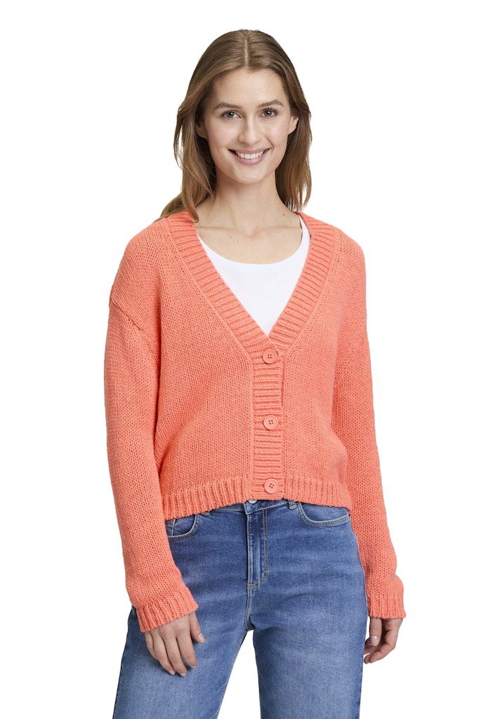 Cartoon Damen Strickjacken Fusion Coral