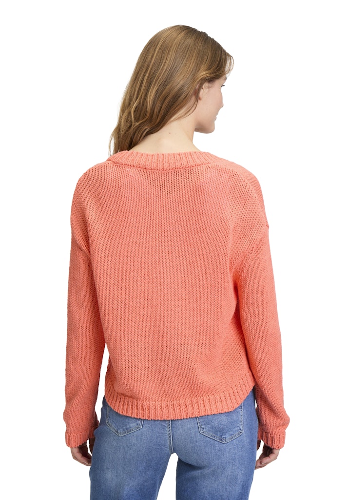 Cartoon Damen Strickjacken Fusion Coral